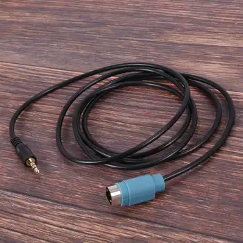 KCE-236B 3,5 mm-es Autó Aux Kábel Kapcsolat Vonal Audio Adapter Mini Jack Adapter ALPESI Telefon MP3