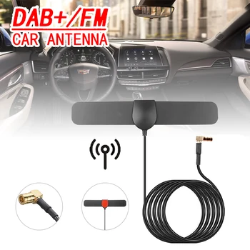 KEBIDUMEIDAB/DAB+Autó Antenna Belső Üveg Mount DAB Autó Antenna SMA Csatlakozó Automatikus DAB