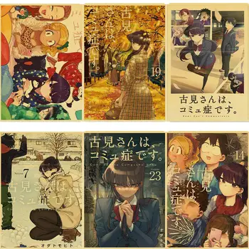 komi-san wa komyushou desu videók nátronpapír Poszter Otthoni Dekoráció Nyomtatás dekoratív fali art dekor