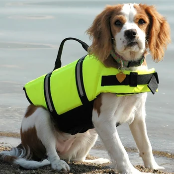 Kutya Mentőmellény Nyári Nyomtatott Pet Mentőmellényt Kutya Biztonsági Ruha Kutyák Fürdőruha Háziállatok Biztonsági Úszás Ruha