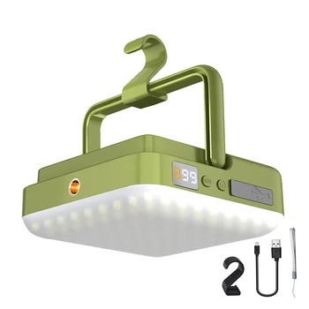 Kültéri Este vészvilágítás Multifunkcionális Kemping Lámpa LED Kettős Töltés Négy Fény Mód IPX5 Vízálló Lámpás 2022 Új