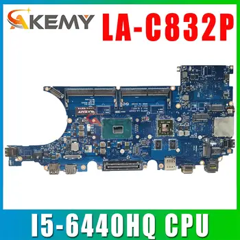 LA-C832P i5-6440HQ A Dell Latitude 14 5480 E5480 Laptop Notebook Alaplap KN-0KP60X KP60X Alaplapja 100% - Ban Tesztelt