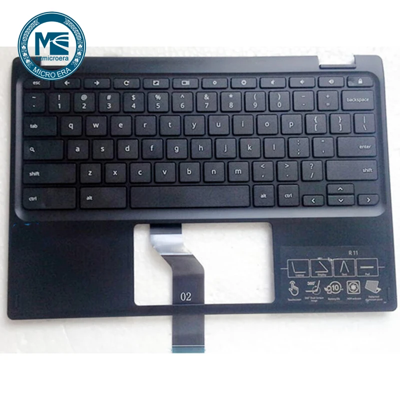laptop táska palmrest felső fedelet billentyűzet Acer a Chromebook R 11 C738 MINKET elrendezés0