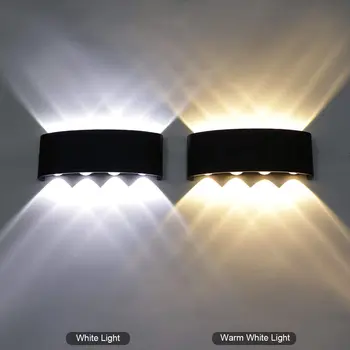 LED Fali Lámpa Kültéri Vízálló Kerti Világítás Modern DecoratioAC110V-265V Beltéri Hálószoba, Nappali, Lépcső Fali Lámpa