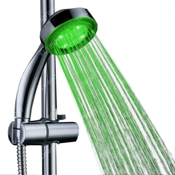 LED Fürdő Egységes Zöld led kézi zuhany nélkül, színes doboz 8008-A14.