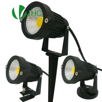 LED Klip Kert Kerti Lámpa 5W COB Kültéri LED Spike Fény Útját Táj Vízálló Spot Izzók