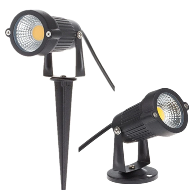 LED Klip Kert Kerti Lámpa 5W COB Kültéri LED Spike Fény Útját Táj Vízálló Spot Izzók1