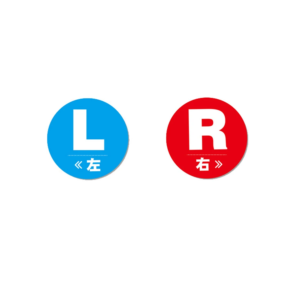 LR címke bal-jobb matricák irányba megkülönböztető standard Kínai angol matricák dot matricák 15mm1