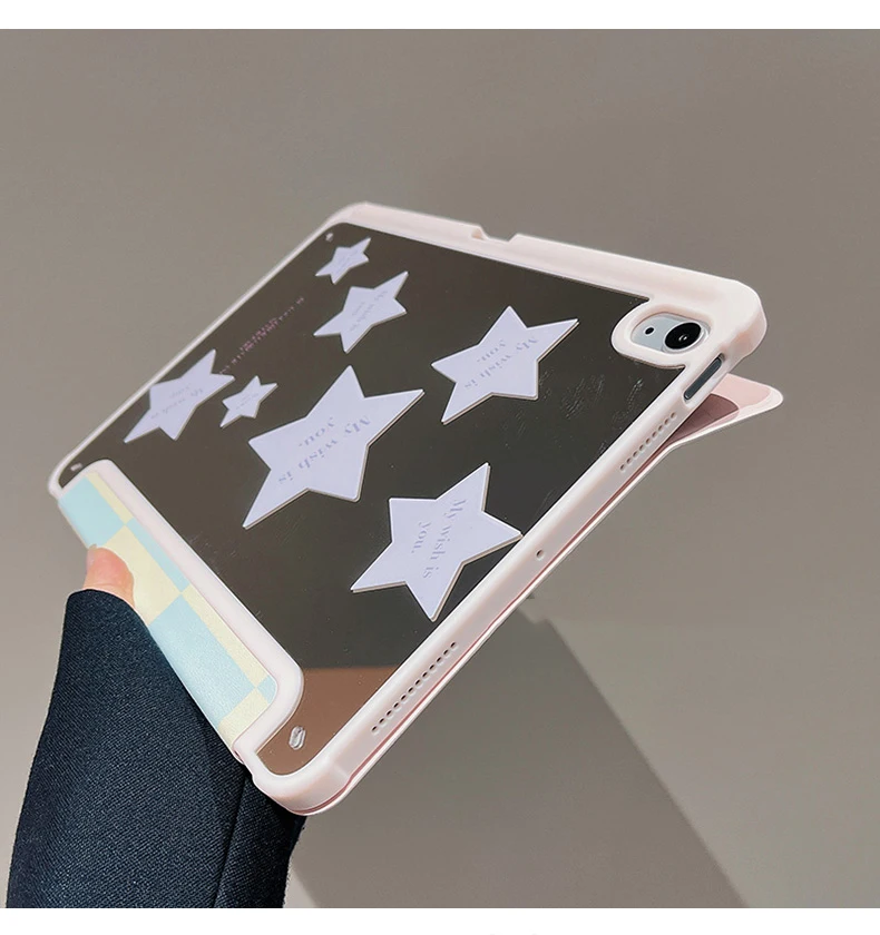 Lucky Star Tükör Akril Tablet Védőtok Ipad Pro Air510.9 Inch 12.9 Apple Pro111