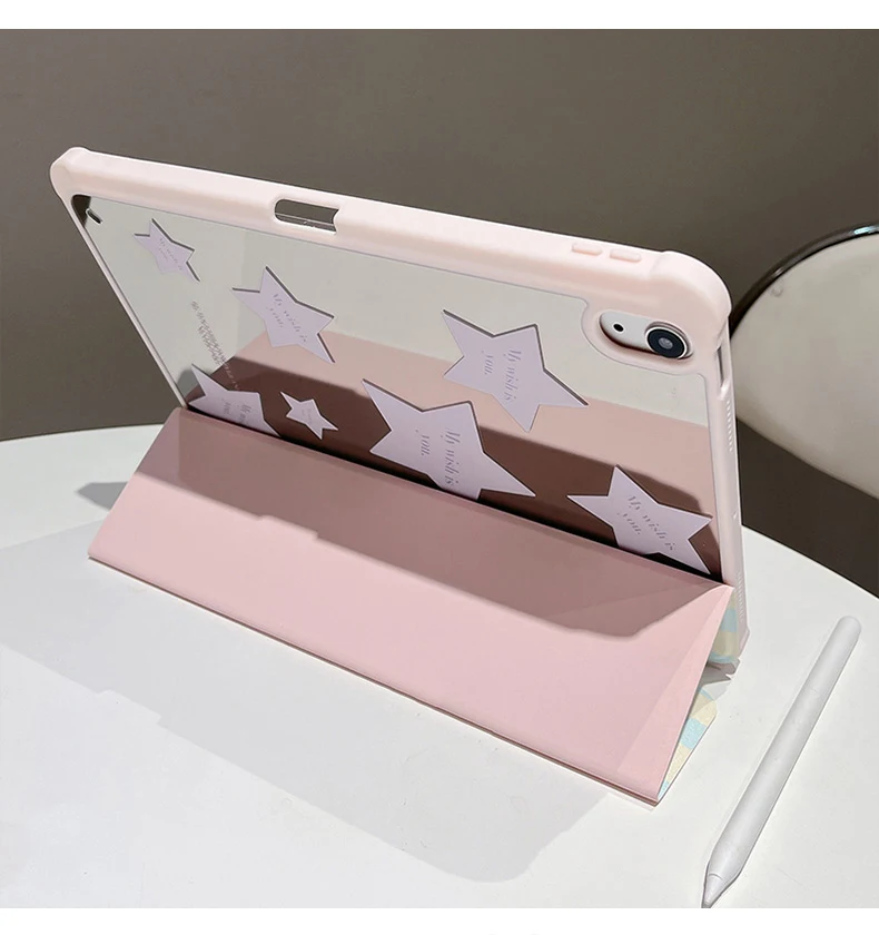Lucky Star Tükör Akril Tablet Védőtok Ipad Pro Air510.9 Inch 12.9 Apple Pro115