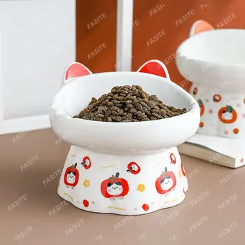 Macska Tál kerámia kutyája kellékek kutyatál tálban kutya-medence macska étel-medence Teddy kutya
