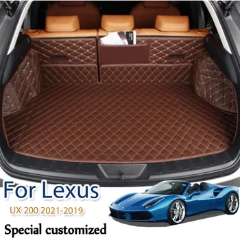 Magas minőség! Egyedi, különleges autó csomagtartójában szőnyeg Lexus UX 200 2021-2019 vízálló bakancs szőnyegek rakomány bélés szőnyeg UX200 2020