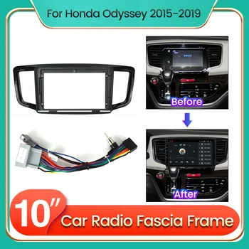 MEKEDE a Honda Odyssey 2015 - 2019-Es Autós DVD-Beépítő Keret Dupla 2 Din Hardver Autó Sztereó Rádió Fascia Keret Autóipari Rádió