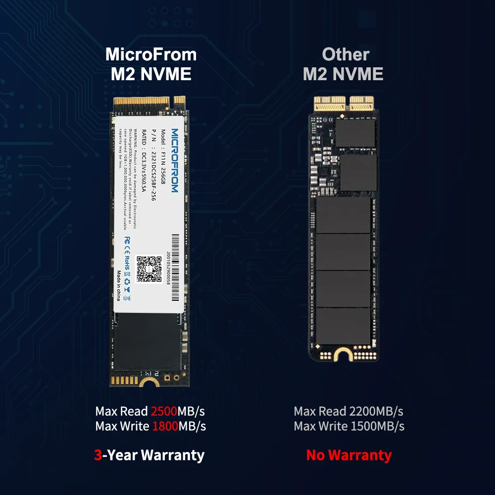 MicroFrom SSD M2-es, 1 tb-os NVME 512 gb-os SSD, 256 gb-os 128GB M. 2 2280 PCIe 3.0 Merevlemez-Merevlemez Belső szilárdtestalapú Meghajtó Laptop Notebook4