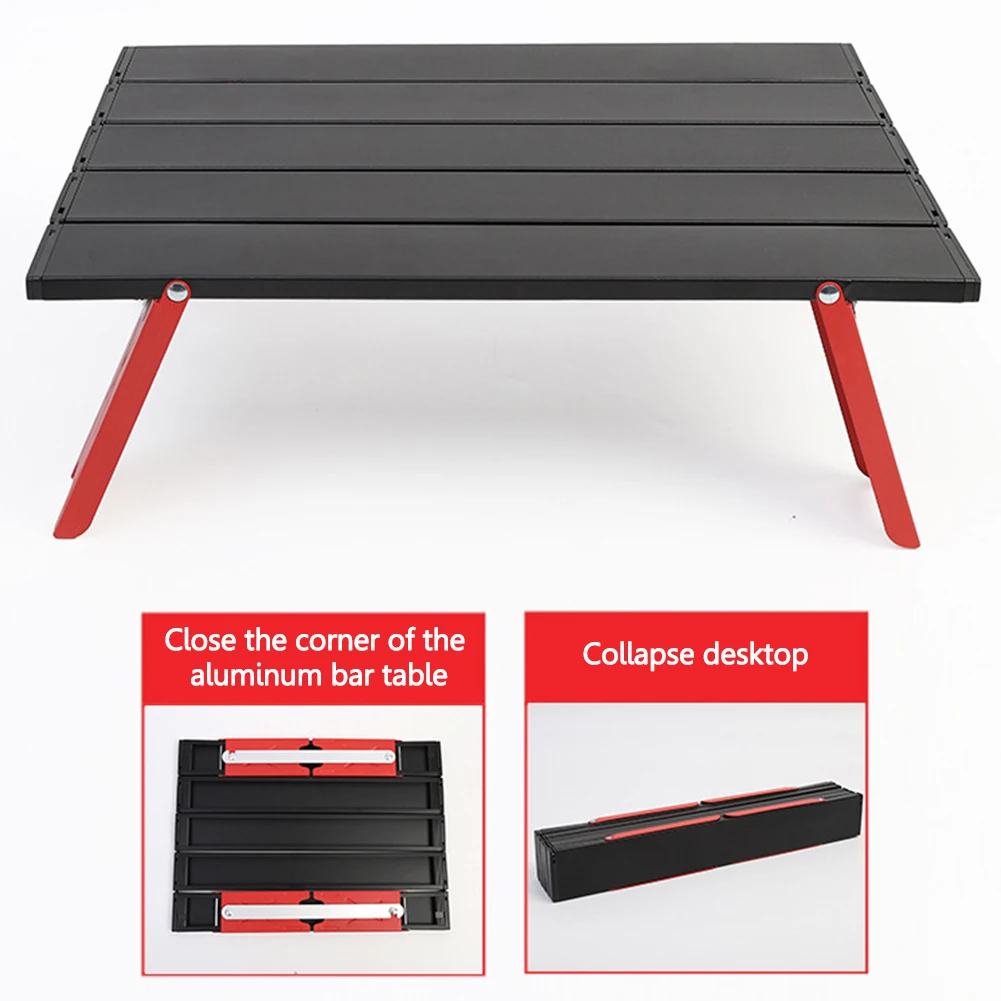 Mini Hordozható Kemping Asztal, Alumínium Összecsukható Asztal Piknik Grill Táblázat Ultra Könnyű Kerti Kemping Bútor Kiegészítők3