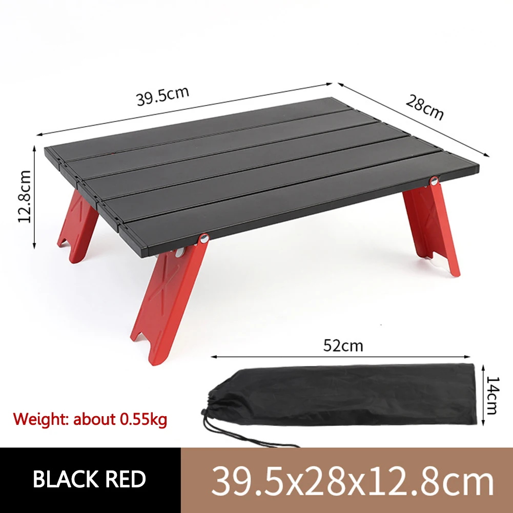 Mini Hordozható Kemping Asztal, Alumínium Összecsukható Asztal Piknik Grill Táblázat Ultra Könnyű Kerti Kemping Bútor Kiegészítők5