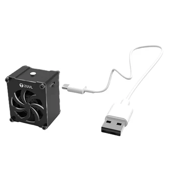 Mini Hűtő Ventilátor USB Forrasztás Füstelszívó Ventilátor Mobilephone Alaplap Hegesztés, Javítás Készülék Alumínium Ötvözet Váz