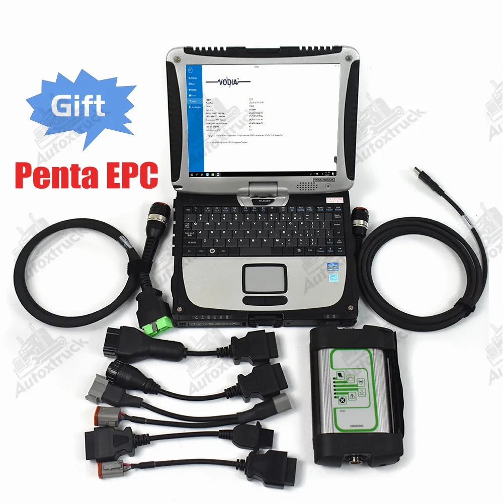 Motor diagnosztikai eszköz a volvo penta 88890300 tengeri Ipari CF19 Laptop vocom vodia a penta EPC diagnosztikai eszköz0