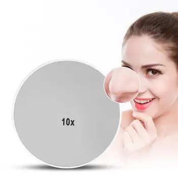 Nagyító Tükör 10x-es Nagyítású, Fehér Hiúság Tükrök Hordozható Smink Kozmetikai Tükör Szépség Eszközök