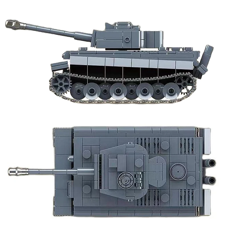Német Király Tigris Harckocsi Modell építőkövei Hadsereg WW2 Katona Adatok Ember Fegyver Tégla Gyermek Fiú Játékok Ajándék1