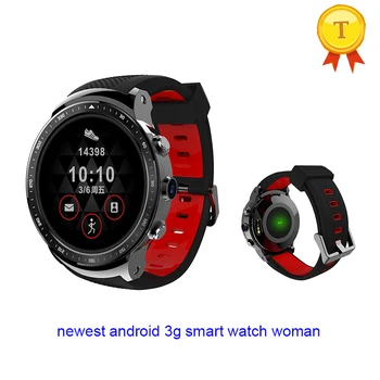 népszerű színes érintőképernyős nagy kerek képernyő intelligens karóra nő Wifi GPS 1GB+16GB 3G Android 5.1 bluetooth smartwatch az ios-android