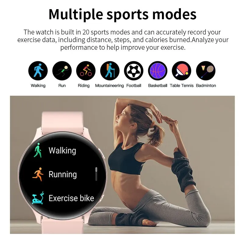OLED Nő Okos Nézni, pulzusszám, Vérnyomás Sport Karóra Férfiaknak Vízálló Női Smartwatch Divat A Huawei Xiaomi Phone3