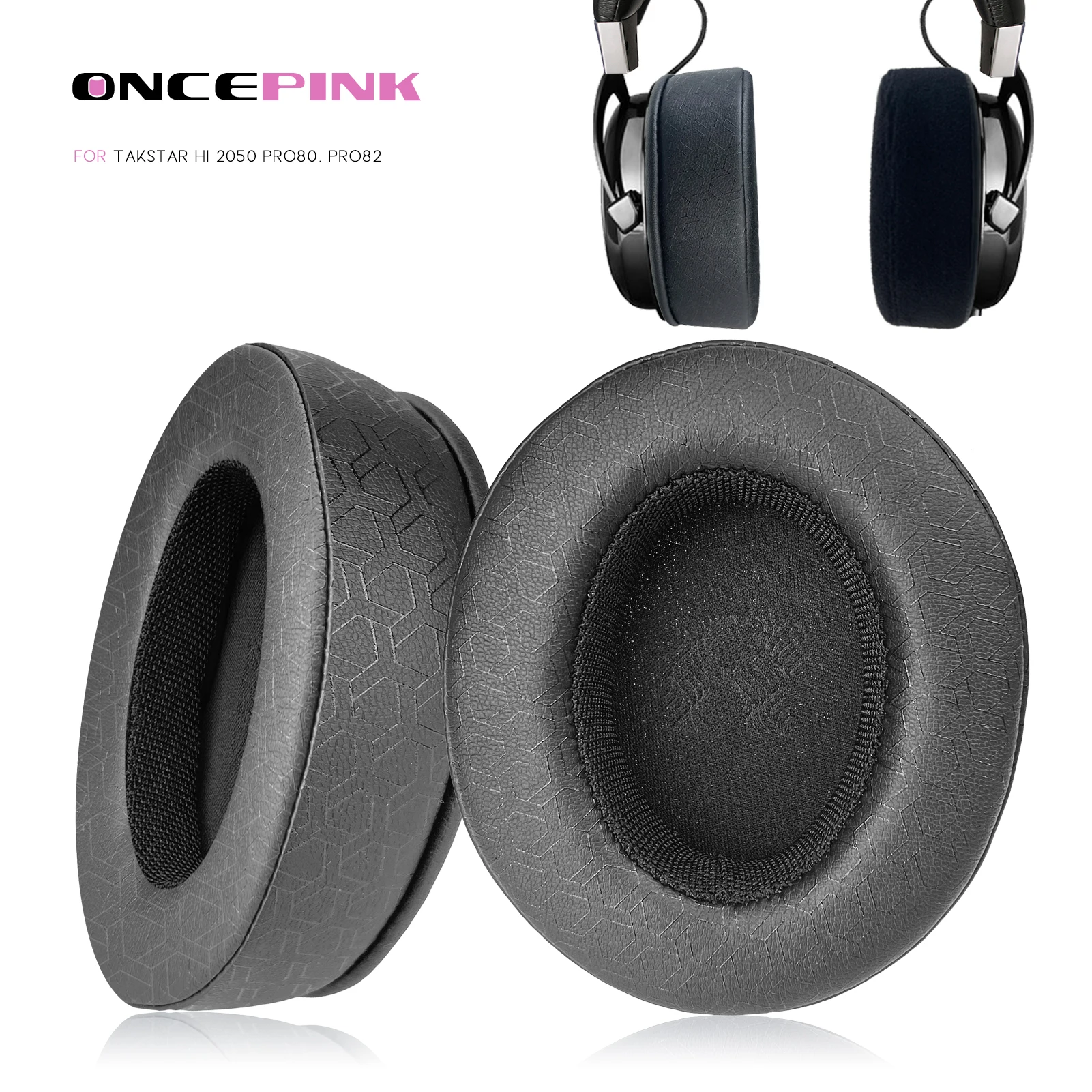Oncepink Csere fülvédő a Takstar SZIA 2050 PRO80,PRO82 Fejhallgató, Hűsítő Gél Párna Fülpárna Fülhallgató0