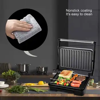 Panini Készítő Reggeli Gép Mini Grill Kolbász Háztartási Hamburger, Steak-Grill konyhai Eszközök 850W