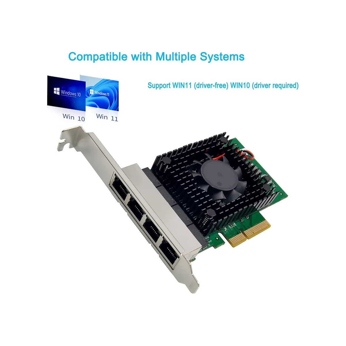 PCIe 3.1 2.5 GbE Hálózati Adapter Gigabit Ethernet HÁLÓZATI Kártya RJ45 LAN Controller for Windows 10/11 Alacsony Profilú Tartó1