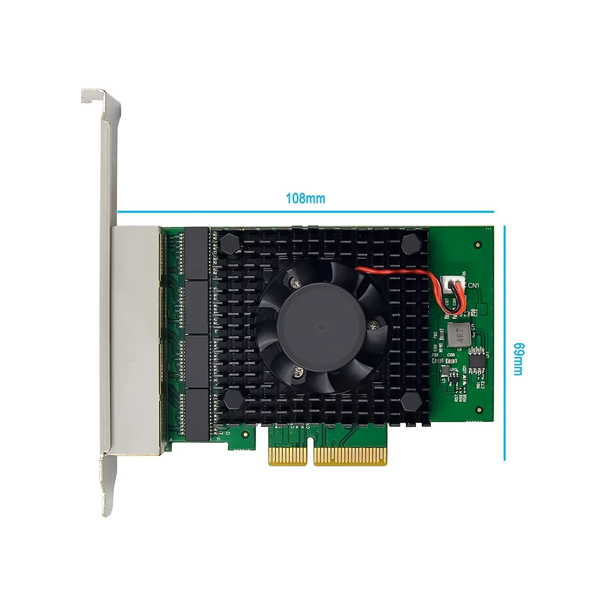 PCIe 3.1 2.5 GbE Hálózati Adapter Gigabit Ethernet HÁLÓZATI Kártya RJ45 LAN Controller for Windows 10/11 Alacsony Profilú Tartó2