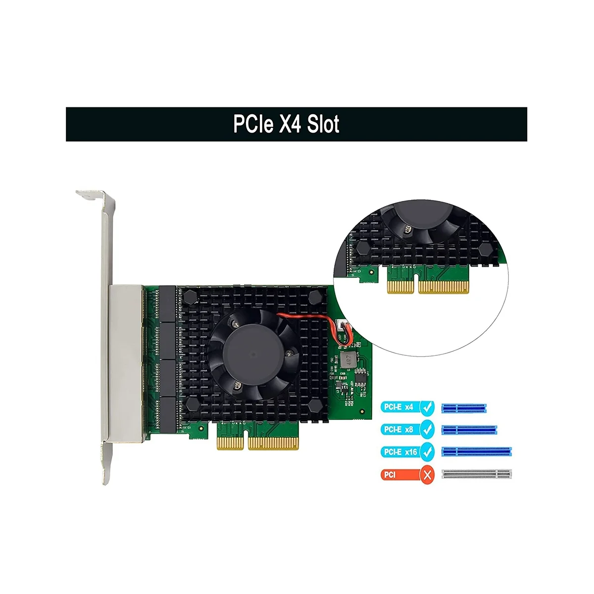 PCIe 3.1 2.5 GbE Hálózati Adapter Gigabit Ethernet HÁLÓZATI Kártya RJ45 LAN Controller for Windows 10/11 Alacsony Profilú Tartó5