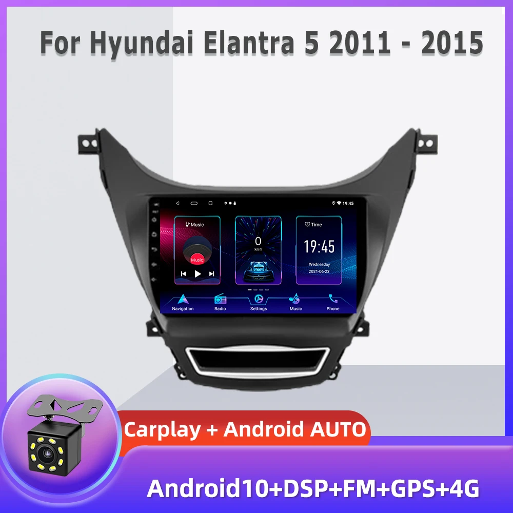 PEERCE Hyundai Elantra 5 JK GD MD UD 2011 - 2015 autórádió Ai Hang, Multimédia, Videó Lejátszó, Navigáció GPS Android Nem 2din0