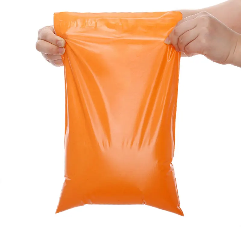 Poli E-Kereskedelmi Postai Csomagokat Egyéni Nyomtatott Logisztikai Csomagolás Ruha Ajándék Tároló Zsák Narancssárga Színű Borítékban, Postai Csomag5