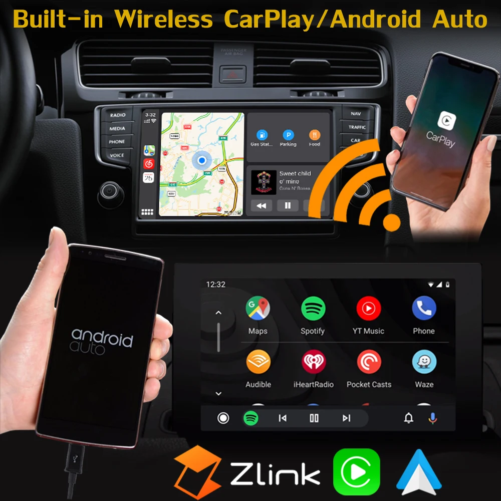 Qualcomm Snapdragon Android 10 8Core 8+128G Toyota Auris E150 Corolla Levin 2006-2012 GPS Navigációs Rádió 4G LTE Sztereó2