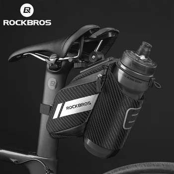 ROCKBROS 1,5 L Kerékpár Táska Víztaszító Tartós Fényvisszaverő MTB Országúti Kerékpár Vízzel Üveg Pocket Bike Táska Kiegészítők
