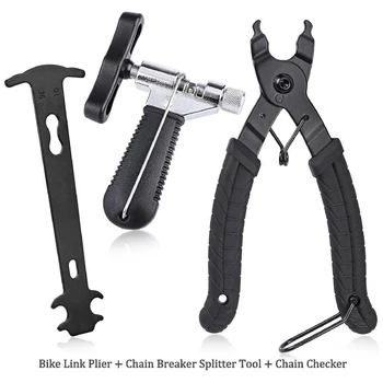 Rozsdamentes acél Kerékpár Lánc Javítás eszközök Pin-Eltávolító Motor Link Breaker Splitter Ciklus Kerékpár Lánc Extractor Vágó Tartozékok