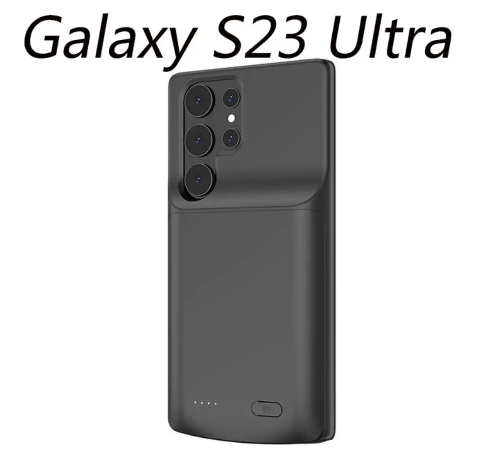 S23 ultra Akkumulátor tok Samsung Galaxy S22 S23 Ultra S23 Akkumulátor töltő Teljesítmény esetekben power Bank ütésálló Töltés borító0