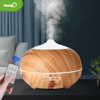 saengQ Aroma Diffúzor Elektromos Levegő Párásító Távirányító Hűvös Köd Készítő Fogger illóolaj Diffúzort, LED-es Lámpa