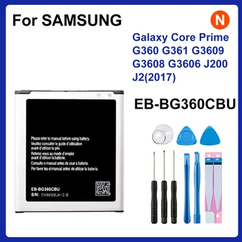 SAMSUNG Orginal EB-BG360CBU EB-BG360BBE 2000mAh Akkumulátor Samsung Galaxy Core Miniszterelnök G360 G361 G3609 G3608 G3606 J200 J2(2017)