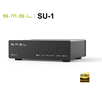 SMSL SU-1 SU1 MQA Audio DAC-Hi-Res Audio Mini Asztali Dekóder AK4493S chip PCM768 DSD512