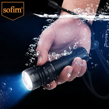 Sofirn SD05 Búvárkodás Fény Cree XHP50.2 Szuper Fényes 3000lm 21700 Merülés Lámpa Mágneses Kapcsolóval 5000K 6500K