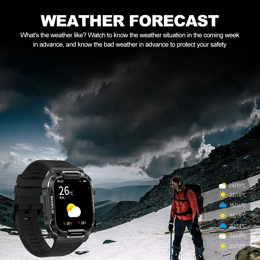 Sport Intelligens Karóra 1.85 Hüvelykes Képernyő Bluetooth-Hívja Fitness Smartwatch IP68 Vízálló Tevékenység Kalória Lépés Távolság Tracker3