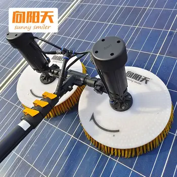 Sunnymiller Forgó Mosó Solar Panel Tisztító Kefe Automata Napenergia HÁLÓZATI vízellátás Pole Brushless Motor