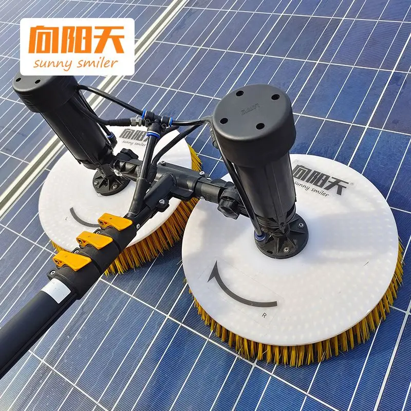 Sunnymiller Forgó Mosó Solar Panel Tisztító Kefe Automata Napenergia HÁLÓZATI vízellátás Pole Brushless Motor0