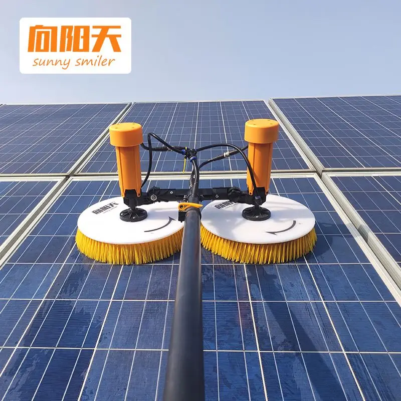 Sunnymiller Forgó Mosó Solar Panel Tisztító Kefe Automata Napenergia HÁLÓZATI vízellátás Pole Brushless Motor1