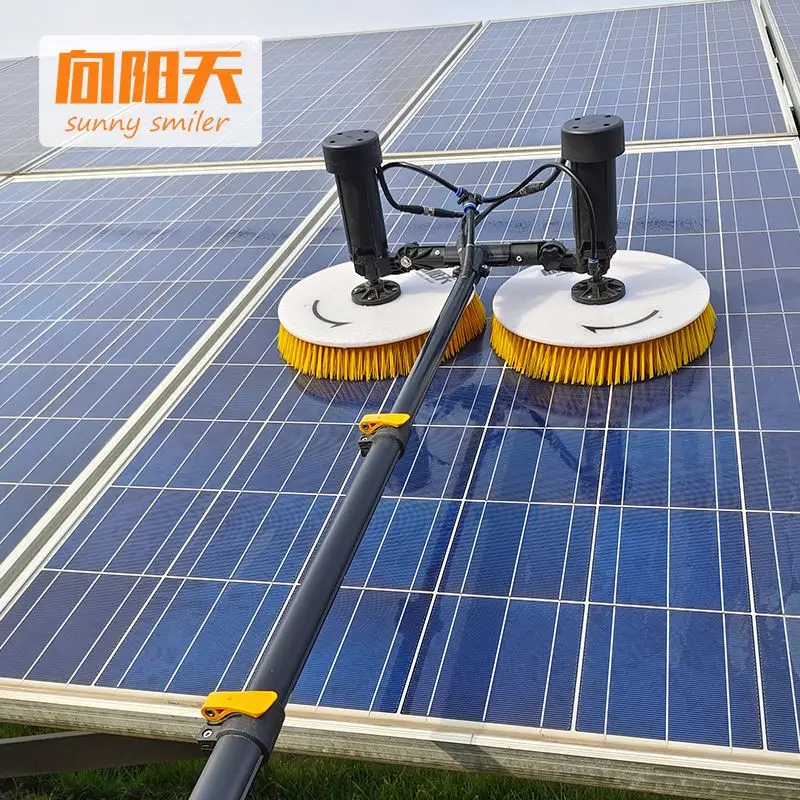 Sunnymiller Forgó Mosó Solar Panel Tisztító Kefe Automata Napenergia HÁLÓZATI vízellátás Pole Brushless Motor2