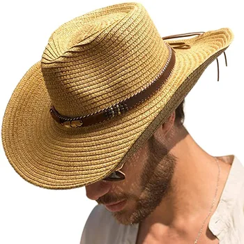 Szalmakalapos cowboy 2023 western cowboy kalap divat tavasz lovag kalap semleges jazz sapka nyári utazási alapvető kalap кепкамужски