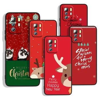 Szilikon Fekete Puha Telefon Esetében Karácsonyi Ajándék Xiaomi Redmi Megjegyzés 11-11T 11 10 10 9T 9S 9 8 TONNA 8 7 Pro Borító