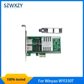 SZWXZY Eredeti Winyao WYI350T PCIe Dual RJ45 Port Gigabit Hálózati Kártya Intel i350T2 Puha Útvonal 1000M Gyors Hajó