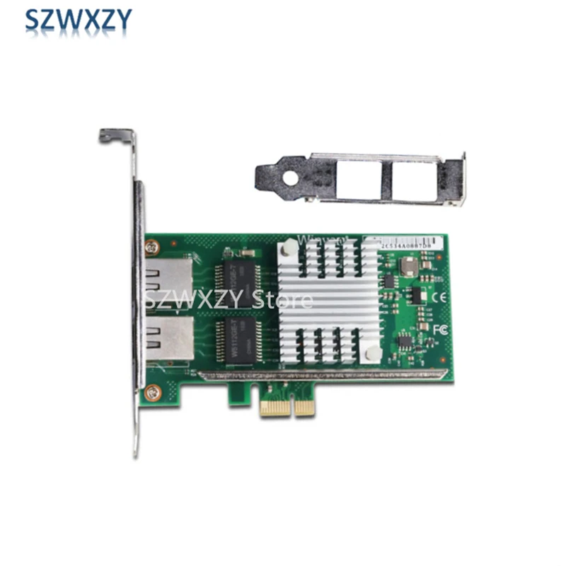 SZWXZY Eredeti Winyao WYI350T PCIe Dual RJ45 Port Gigabit Hálózati Kártya Intel i350T2 Puha Útvonal 1000M Gyors Hajó1